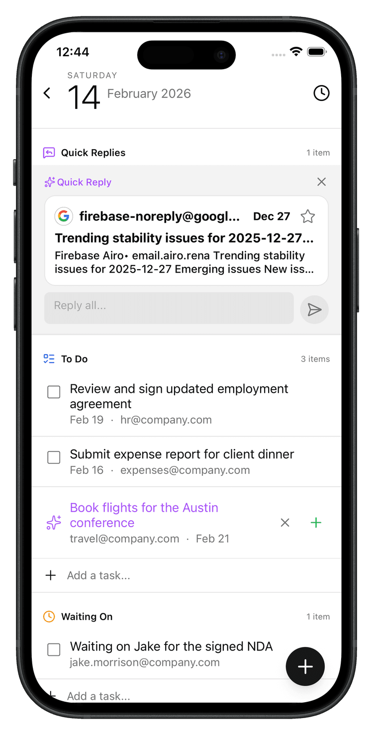 Airo Agenda screenshot